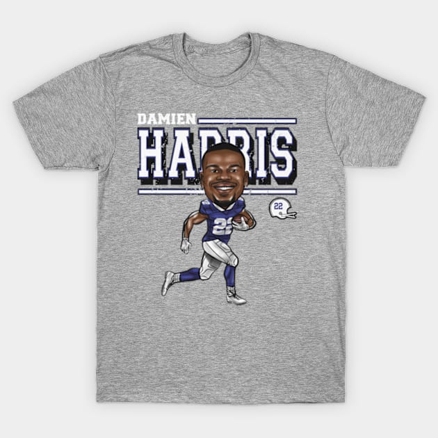 Damien Harris Buffalo Cartoon T-Shirt by danlintonpro